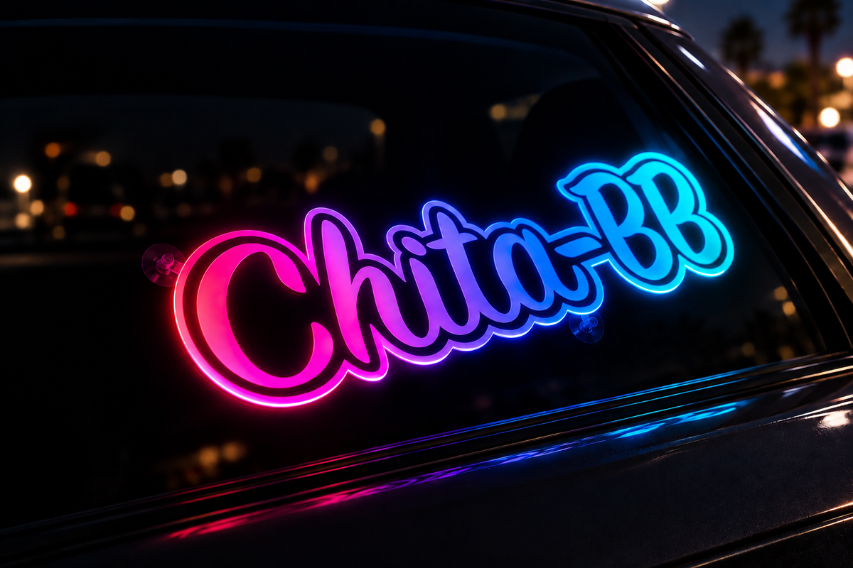 LED Window Name Sign