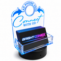 Business Card Holder Connect With us